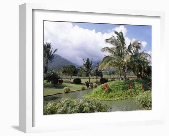 Tropical Plantation Garden, Maui, Hawaii, Hawaiian Islands, USA-Ken Gillham-Framed Photographic Print