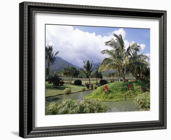 Tropical Plantation Garden, Maui, Hawaii, Hawaiian Islands, USA-Ken Gillham-Framed Photographic Print