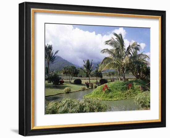 Tropical Plantation Garden, Maui, Hawaii, Hawaiian Islands, USA-Ken Gillham-Framed Photographic Print