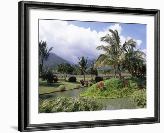 Tropical Plantation Garden, Maui, Hawaii, Hawaiian Islands, USA-Ken Gillham-Framed Photographic Print