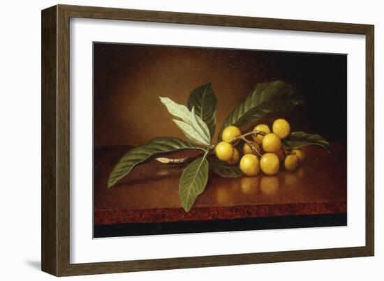 Tropical Plums-Martin Johnson Heade-Framed Premium Giclee Print