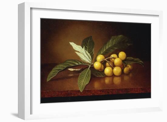 Tropical Plums-Martin Johnson Heade-Framed Premium Giclee Print