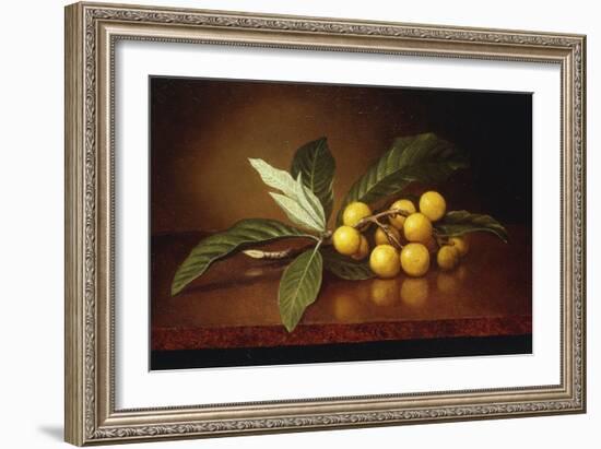 Tropical Plums-Martin Johnson Heade-Framed Giclee Print