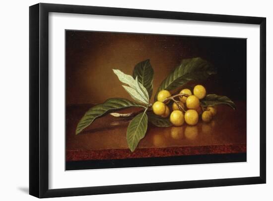 Tropical Plums-Martin Johnson Heade-Framed Giclee Print