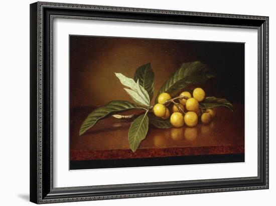 Tropical Plums-Martin Johnson Heade-Framed Giclee Print