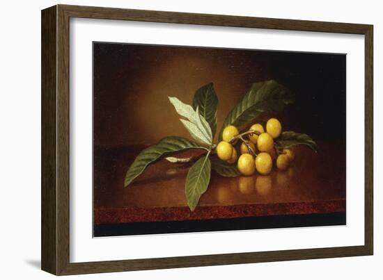 Tropical Plums-Martin Johnson Heade-Framed Giclee Print