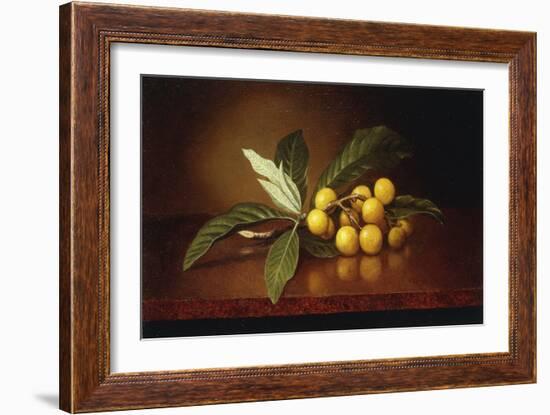 Tropical Plums-Martin Johnson Heade-Framed Giclee Print