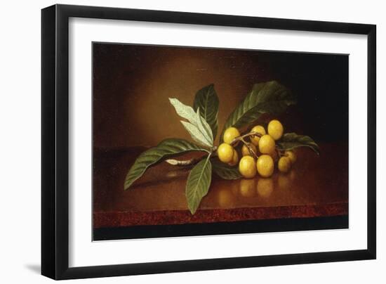 Tropical Plums-Martin Johnson Heade-Framed Giclee Print