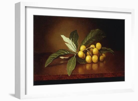 Tropical Plums-Martin Johnson Heade-Framed Giclee Print