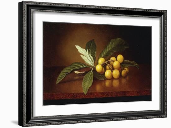 Tropical Plums-Martin Johnson Heade-Framed Giclee Print