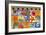 Tropical Quilt Mosaic-James Mazzotta-Framed Giclee Print