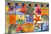 Tropical Quilt Mosaic-James Mazzotta-Mounted Giclee Print