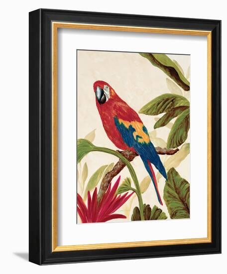 Tropical Red-Colleen Sarah-Framed Art Print