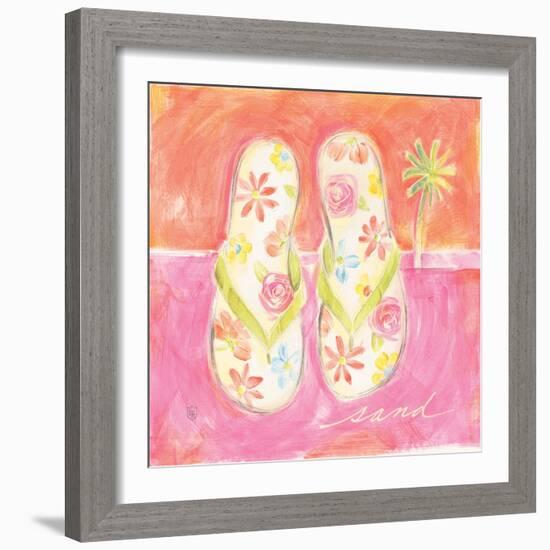 Tropical Sand-Lauren Hamilton-Framed Art Print