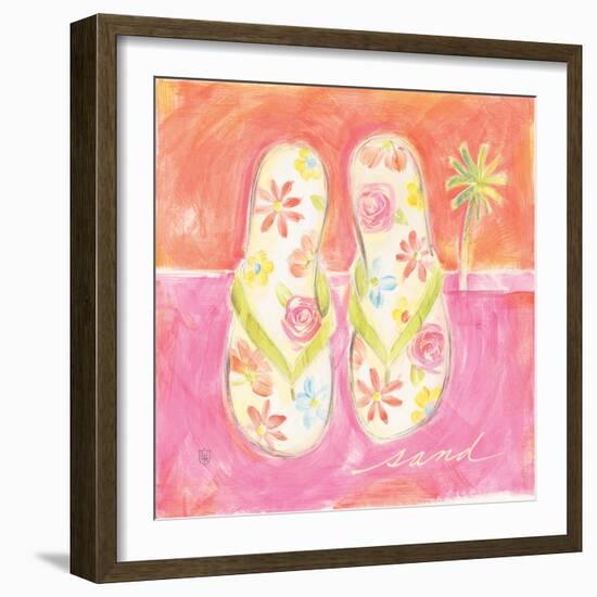 Tropical Sand-Lauren Hamilton-Framed Art Print