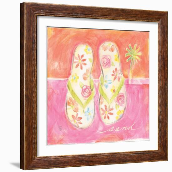 Tropical Sand-Lauren Hamilton-Framed Art Print