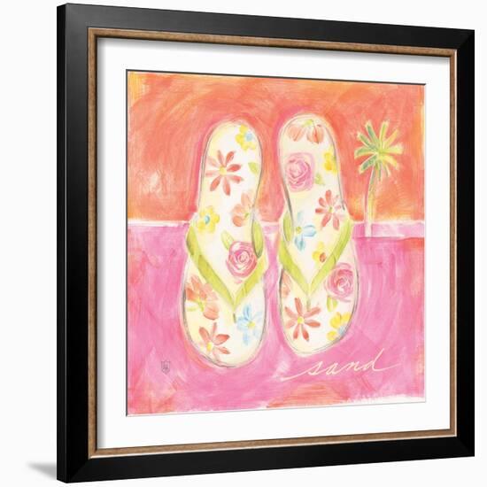 Tropical Sand-Lauren Hamilton-Framed Art Print