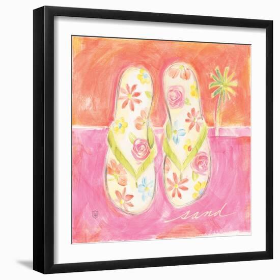 Tropical Sand-Lauren Hamilton-Framed Art Print