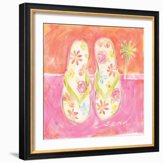 Tropical Sand-Lauren Hamilton-Framed Art Print