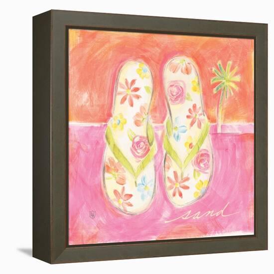 Tropical Sand-Lauren Hamilton-Framed Stretched Canvas