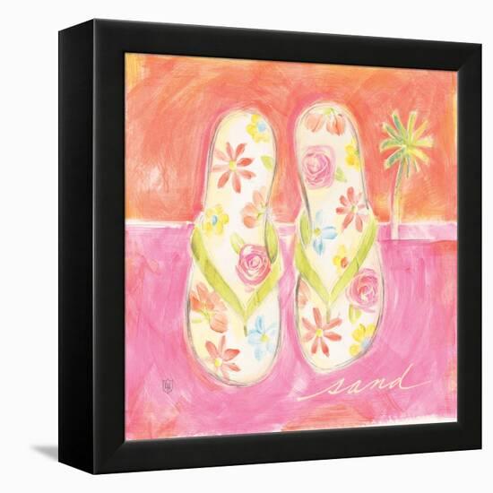 Tropical Sand-Lauren Hamilton-Framed Stretched Canvas