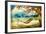 Tropical Scene- Artwork In Painting Style-Maugli-l-Framed Art Print