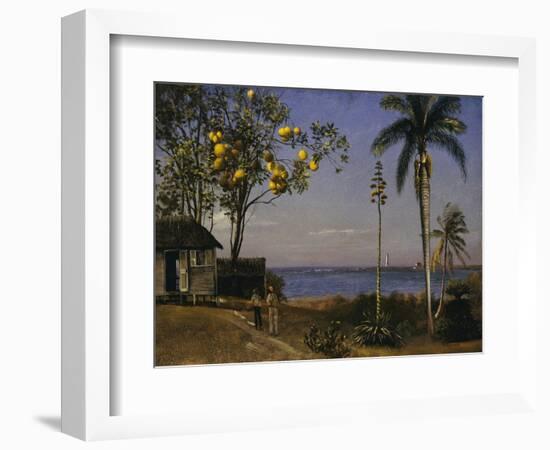 Tropical Scene-Albert Bierstadt-Framed Giclee Print