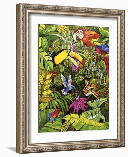 Tropical Scenery-Harro Maass-Framed Giclee Print