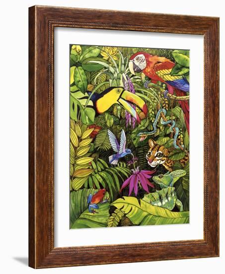 Tropical Scenery-Harro Maass-Framed Giclee Print