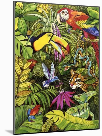 Tropical Scenery-Harro Maass-Mounted Giclee Print