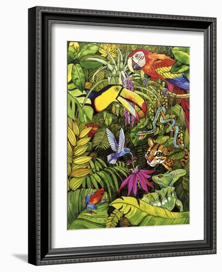 Tropical Scenery-Harro Maass-Framed Giclee Print