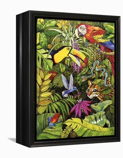 Tropical Scenery-Harro Maass-Framed Premier Image Canvas