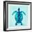 Tropical Sea Turtle-Evangeline Taylor-Framed Art Print