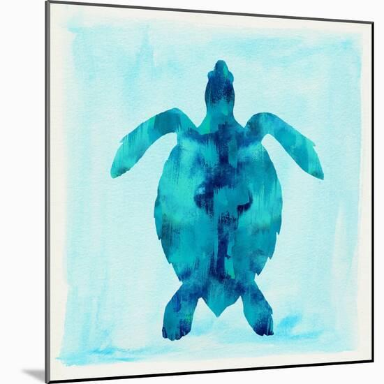 Tropical Sea Turtle-Evangeline Taylor-Mounted Art Print