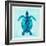 Tropical Sea Turtle-Evangeline Taylor-Framed Art Print