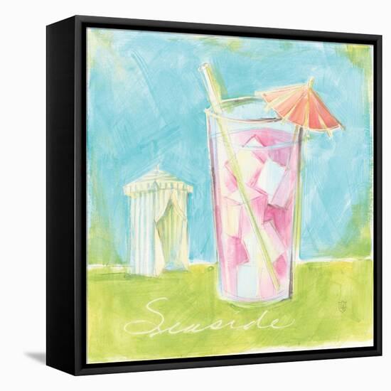 Tropical Seaside-Lauren Hamilton-Framed Stretched Canvas