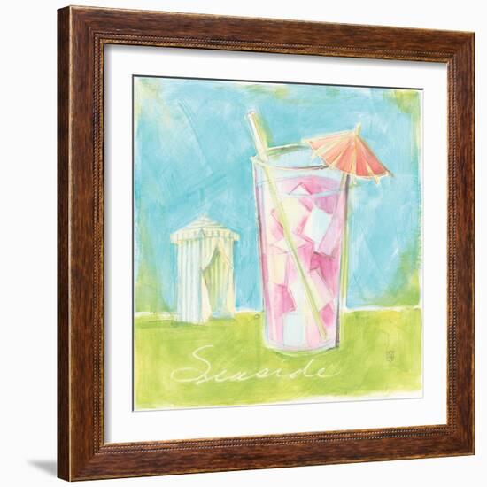 Tropical Seaside-Lauren Hamilton-Framed Art Print