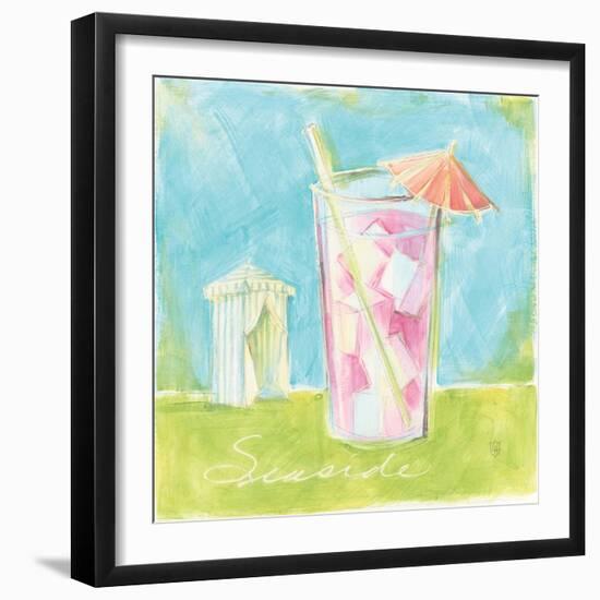 Tropical Seaside-Lauren Hamilton-Framed Art Print