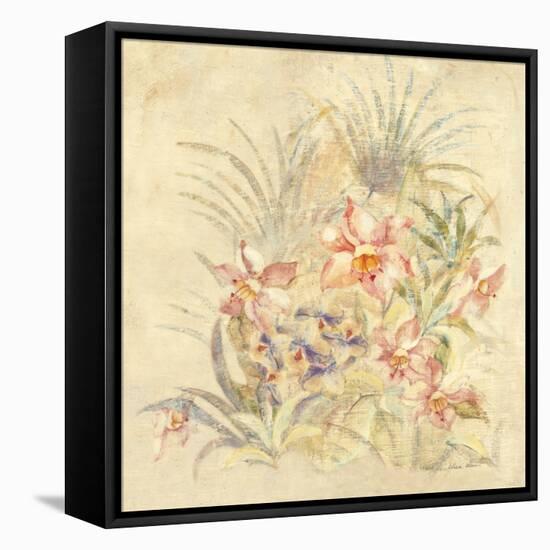 Tropical Square II-Cheri Blum-Framed Stretched Canvas