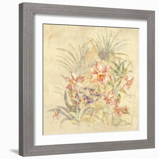 Tropical Square II-Cheri Blum-Framed Art Print