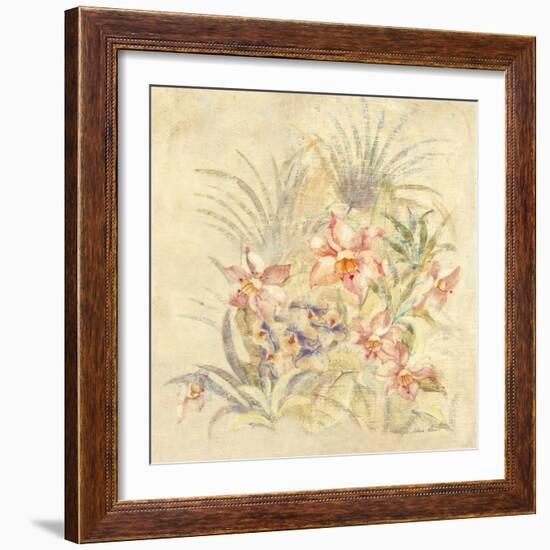 Tropical Square II-Cheri Blum-Framed Art Print