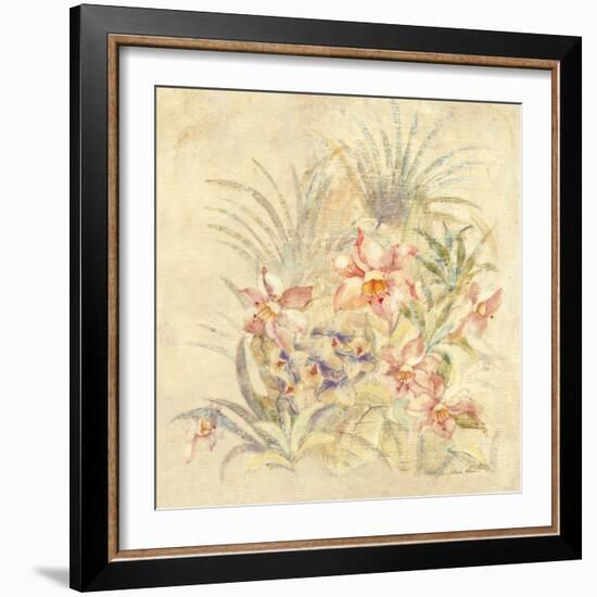 Tropical Square II-Cheri Blum-Framed Art Print