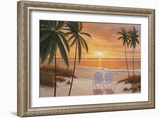 Tropical Sun Watch-Diane Romanello-Framed Art Print