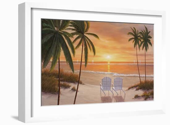 Tropical Sun Watch-Diane Romanello-Framed Art Print