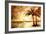Tropical Sunset - Artwork In Painting Style-Maugli-l-Framed Art Print