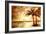 Tropical Sunset - Artwork In Painting Style-Maugli-l-Framed Art Print