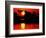 Tropical Sunset, Botswana-Charles Sleicher-Framed Photographic Print