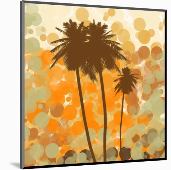 Tropical Sunset I-Irena Orlov-Mounted Art Print