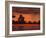 Tropical Sunset Off Seven Mile Beach, Cayman Islands, West Indies, Central America-Tomlinson Ruth-Framed Photographic Print