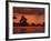 Tropical Sunset Off Seven Mile Beach, Cayman Islands, West Indies, Central America-Tomlinson Ruth-Framed Photographic Print